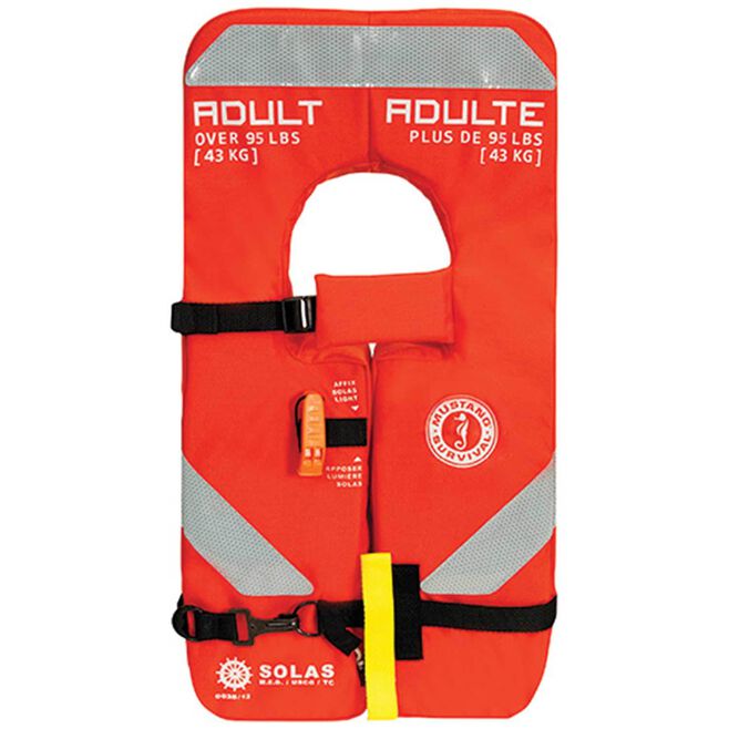 Mustang Survival Type I 4-One SOLAS Life Jacket, Adult (MV8040)
