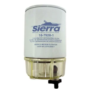 Sierra Fuel/Water Separator Filter with Clear Bowl - 10 Micron (18-7928-1)