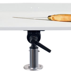 Taco 20in Adjustable Poly Filet Table w/ Mount - P01-2120W