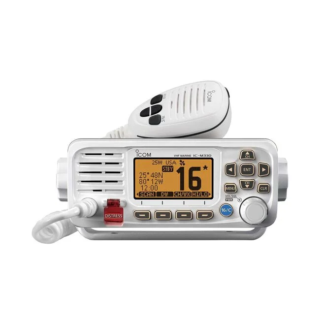 Icom Ultra Compact DSC VHF Radio with GPS - White (M330G WHITE)