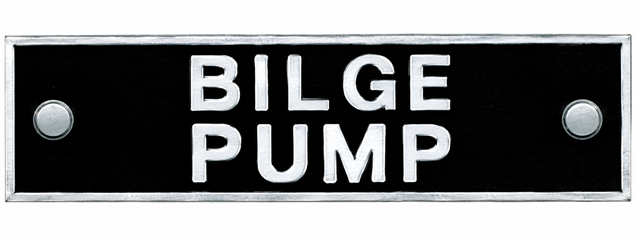 Bernard Engraving ID Plate - Bilge Pump (IP2)