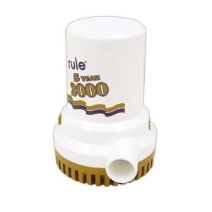 Rule 2000GPH Gold Series Non-Automatic Bilge Pump - 12V (09)