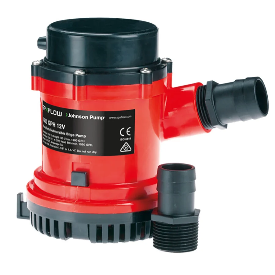 Johnson Pump 1600GPH Bilge Pump -12V (16004-00)