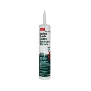3M 10oz Silicone Sealant, White, Cartridge - 08027