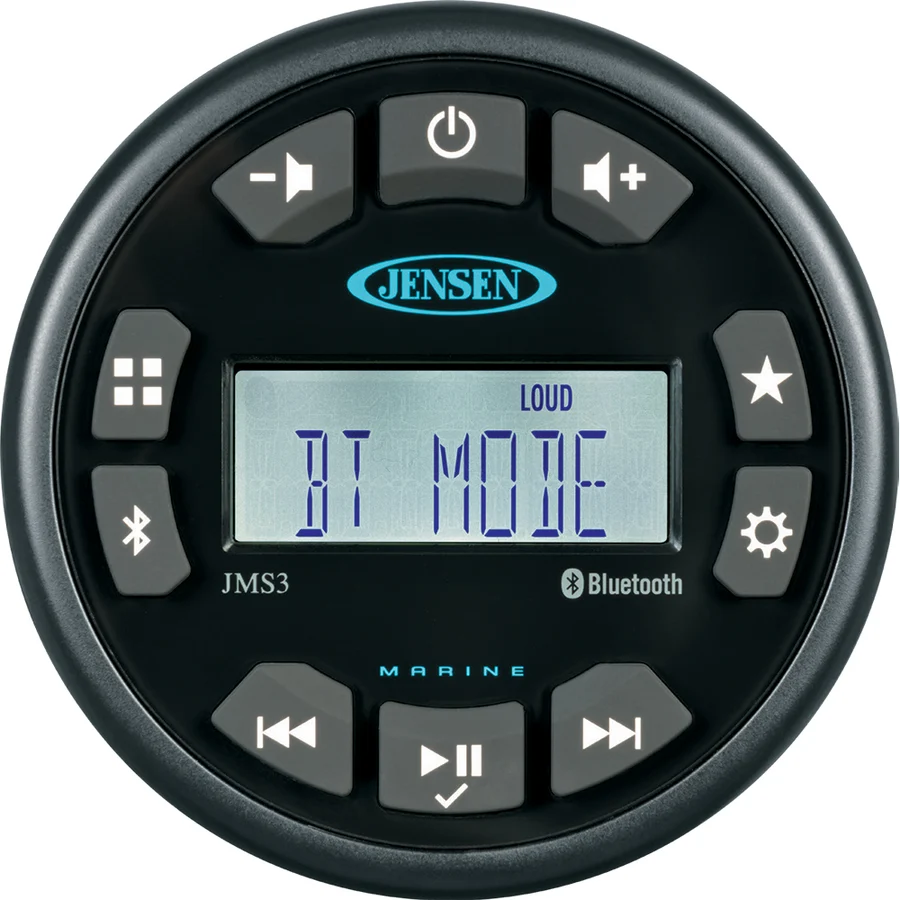 Jensen Stereo with Am/FM/USB/Bluetooth - Single Zone (JMS3RTL)