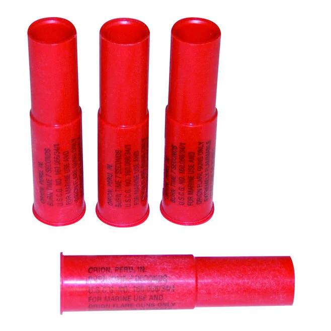 Orion 12 Gauge High-Performance Red Aerial Flare 4 Pack (539) - Image 2