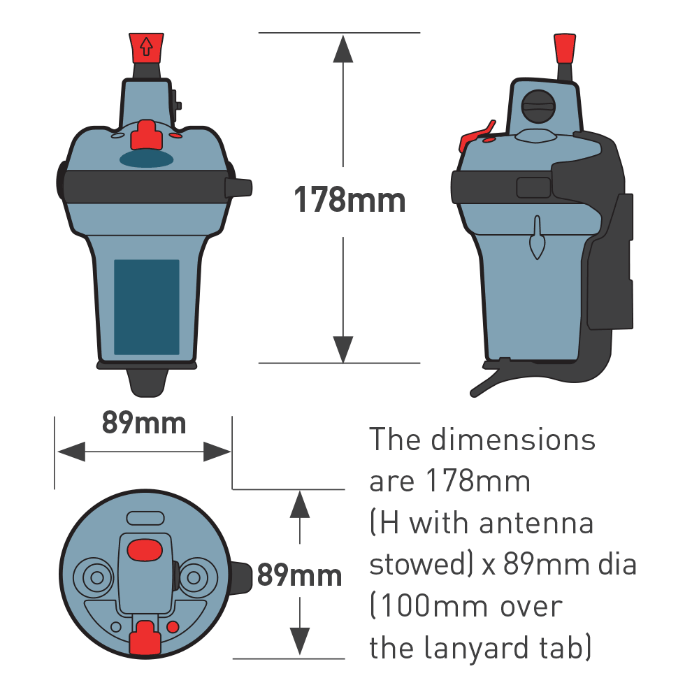 Ocean Signal rescueME EPIRB1 Category II (702S-01540) - Image 5