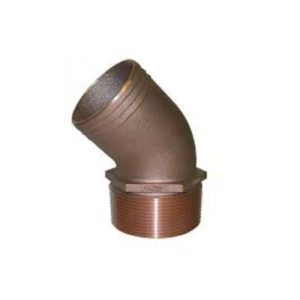 Groco  1-1/4 45Deg Pipe To Hose Fttng PTHD-1250