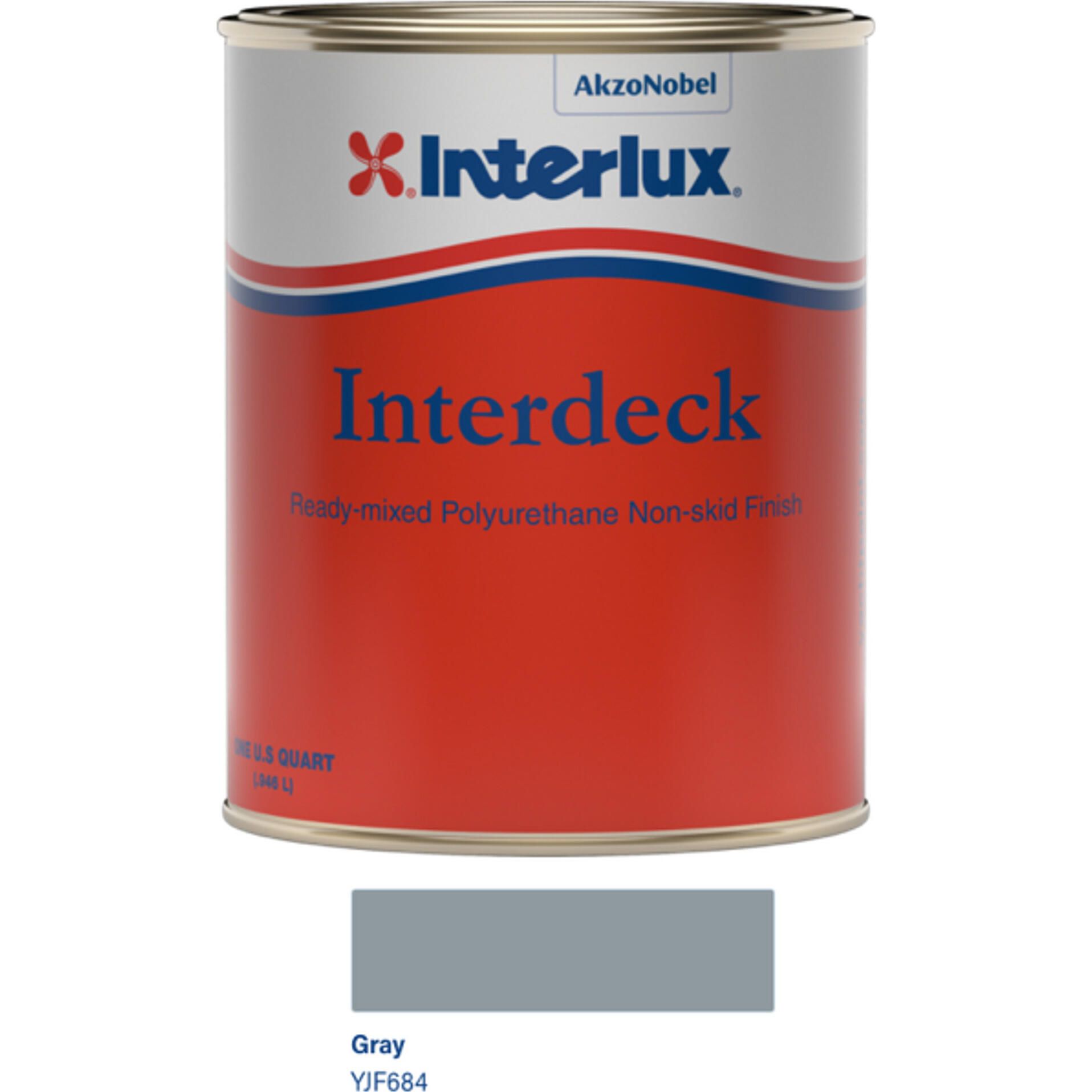 Interlux Interdeck Nonskid Paint - Gray Quart (YJF684/QT)
