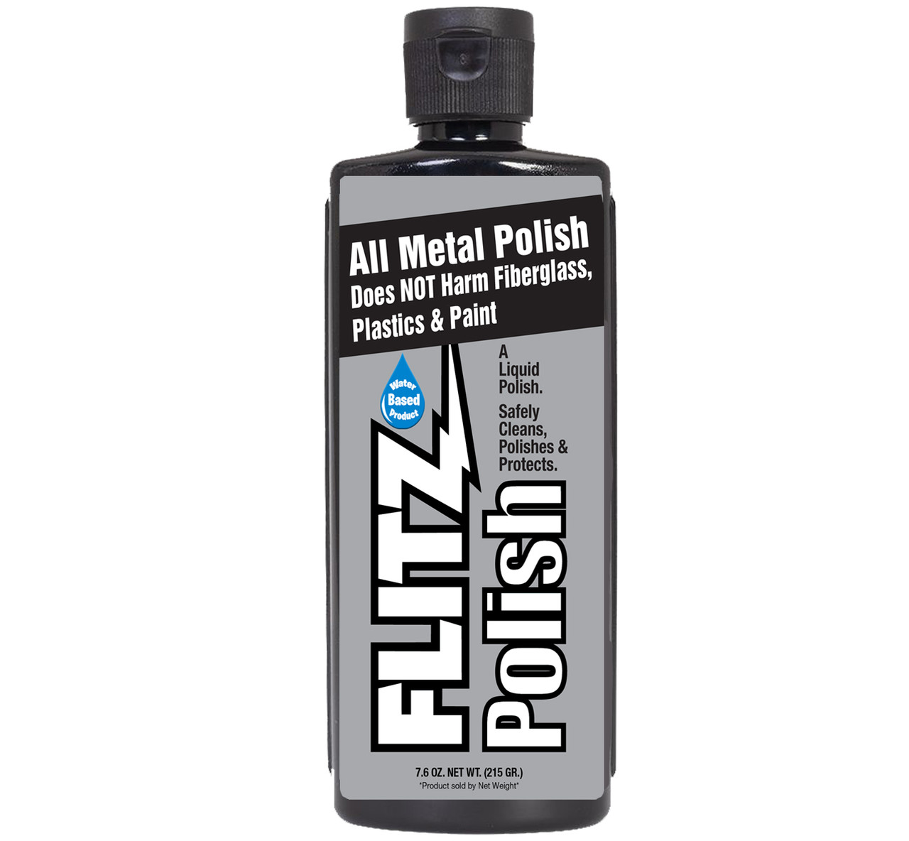 Flitz Liquid Polish for Metal, Fiberglass, Plastic and Paint, 7.6oz -  LQ04587 - Boat Owners Warehouse - Marine Accessories, Parts, and Supplies