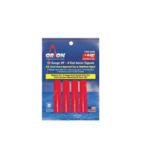Orion H/P Red Aerial Flare 4/Pk - 539