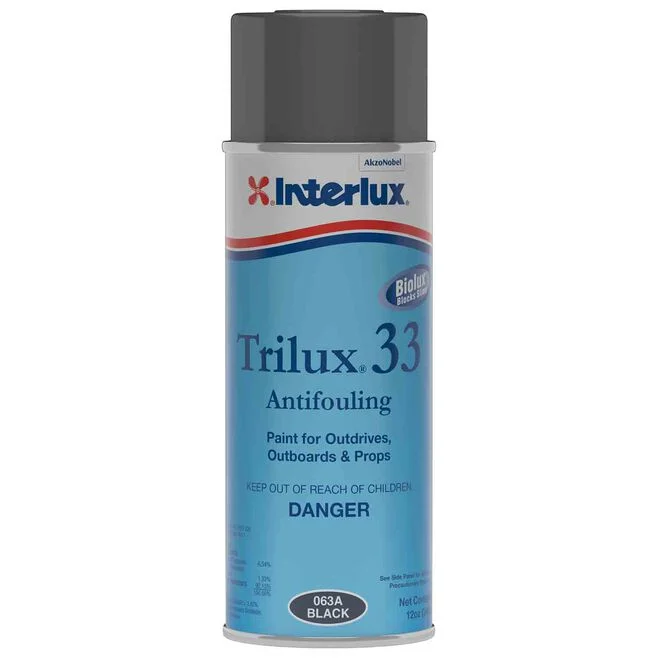 Interlux Trilux 33 Antifouling Paint - Black 16oz (YBA063A/16)