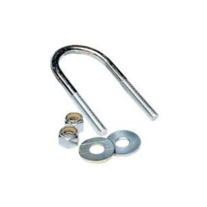 Tie Down 1/2 in.-13 3-1/8 in. 4 in. Zinc Plated Square U-Bolt Kit - 86206