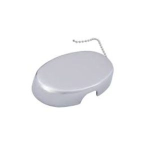 Whitecap Deck Pipe Oval Spare Cover w/ Chain - S-0114T