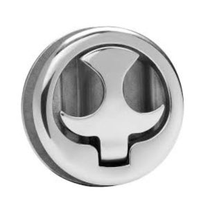 Whitecap SS Non-Locking Curved Handle Pull Slam Latch - 6096C