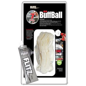 Flitz XL 7in Buff Ball with tube of Polish (WB201-50)