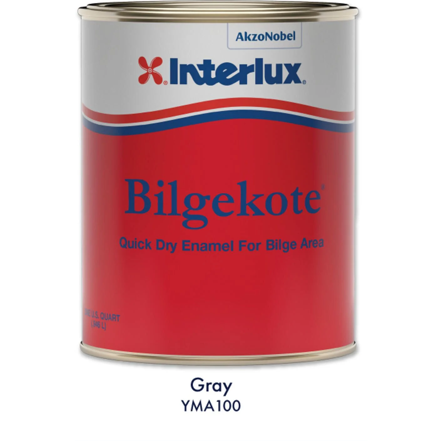 Interlux Bilgekote Enamel - Gray Gallon (YMA100/QT)