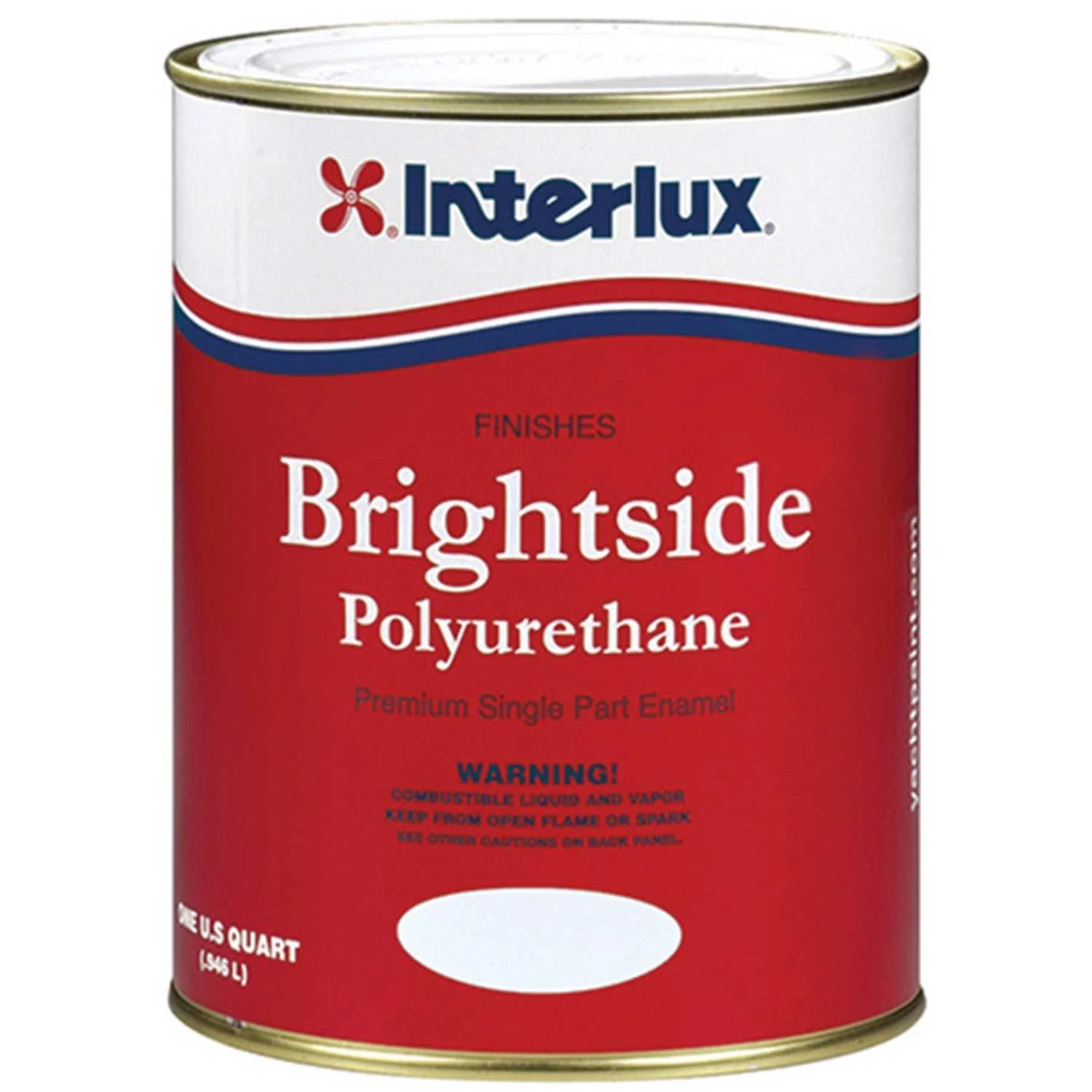 Interlux Brightside Polyurethane Paint - Black Quart (Y4258/QT)