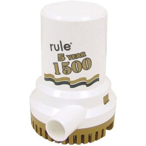 Rule 1500GPH Gold Series Non Automatic Bilge Pump - 12V (04)