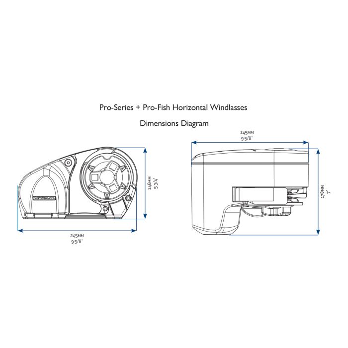 Lewmar Pro-Fish 1000 Windlass - 12V (6656411108-102) - Image 5