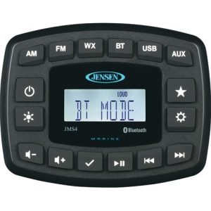 Jensen Compact Waterproof Stereo Am/Fm/USB/Bluetooth (JMS4RTL)