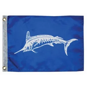 Taylor Made White Marlin Flag - 12"x18" (3018)