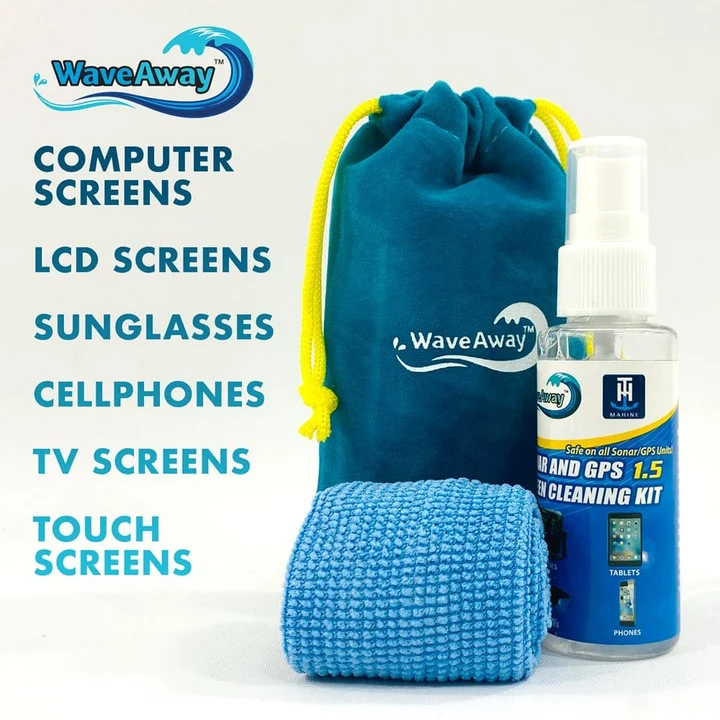 TH Marine Wave Away Screen Cleaner Kit - 1.5 oz Bottle (Wave-15KIT-DP) - Image 2