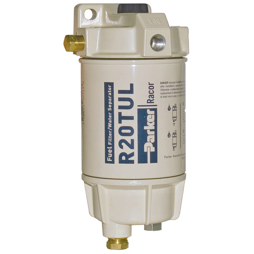 Racor Fuel Filter/Water Spin-on with Aluminum Bowl (RA230RMAM)