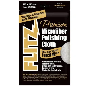 Flitz Premium Microfiber Cloth - 16in x 16in (MC200)