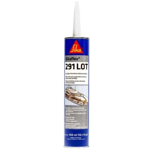 Sikaflex 291 LOT Marine Adhesive/Sealant, White, Cartridge #90925