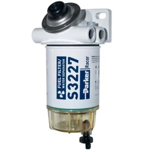 Racor Spin-On Fuel Filter/Water Separator Assembly with Clear Bowl (490R-RAC-01)