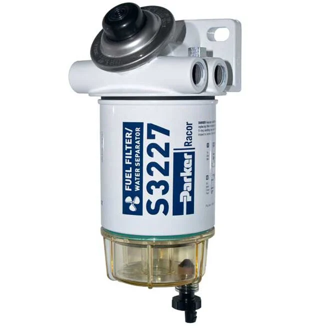 Racor Spin-On Fuel Filter/Water Separator Assembly with Clear Bowl (490R-RAC-01)