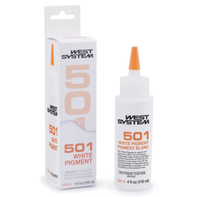 West System White Epoxy Pigment - 4oz (501-8)