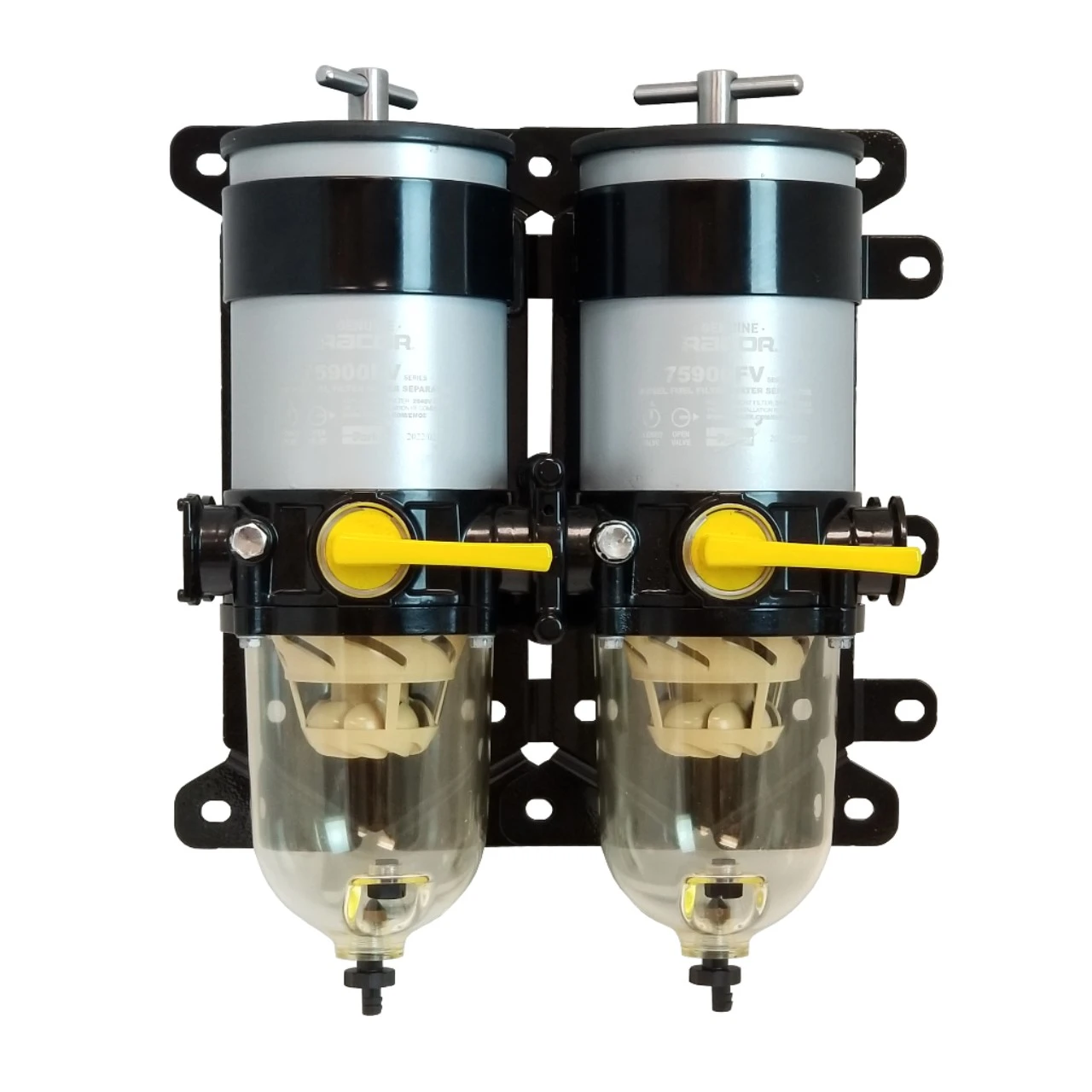Racor 75900 Dual Turbine Assy Fuel Filter/Water Separator - 10 Micron (75900FV10)