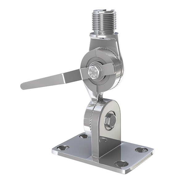 Shakespeare Heavy Duty Ratchet Mount w/ Handle - Stainless Steel (4187-HD)
