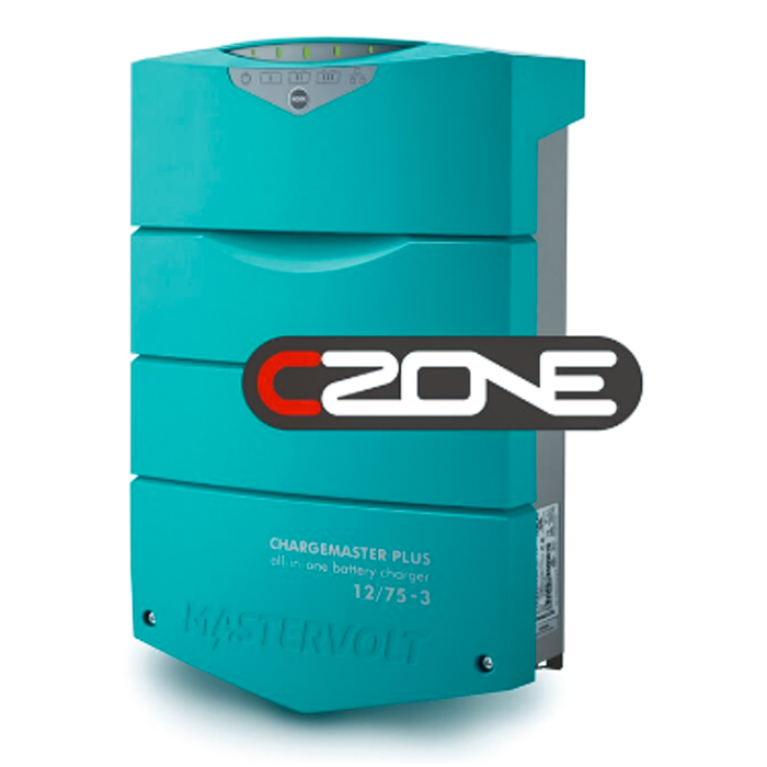 ChargeMaster Plus CZone Battery Charger, 12V, 75 Amp, 3 Banks