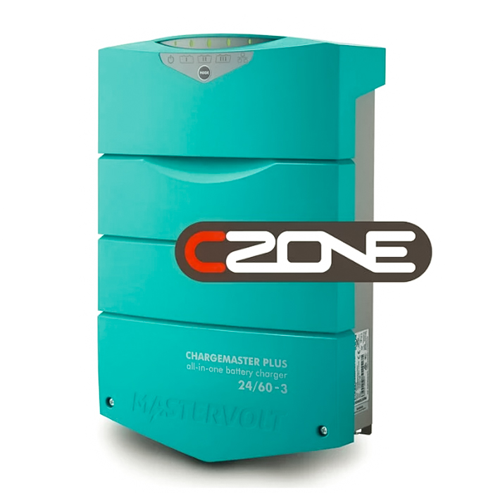 ChargeMaster Plus CZone Battery Charger, 24V, 60 Amp, 3 Banks