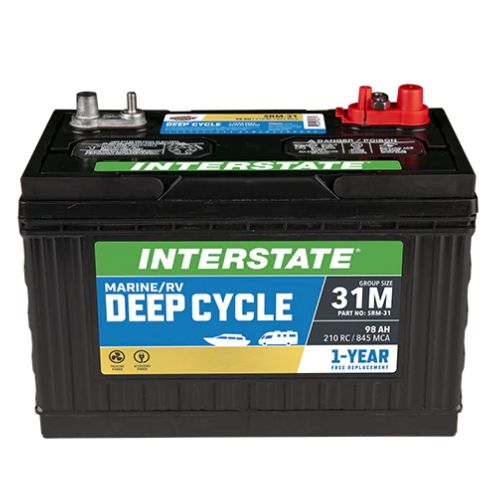 リリマリモモ31 Interstate Battery Group 31M Deep Cycle Battery, 845CA - SRM-31