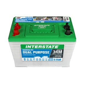 Interstate Battery Group 34 AGM Dual Purpose Battery, 1000CA - 34M-AGM