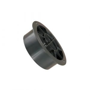 Marine East 4in Black Duct Grill 8200