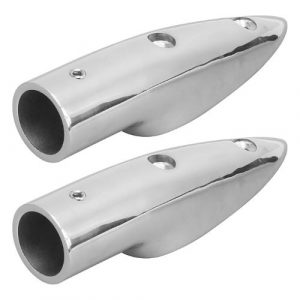 MarineIindustries 1in X 8in SS Rail Ends 2100-8