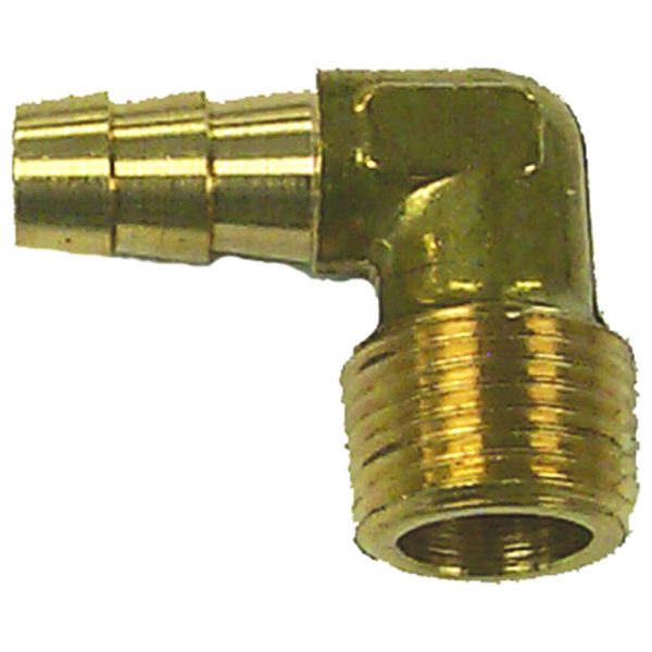Sierra Fuel Tank Elbow 3/8in MPT x 3/8in Hose Boat Owners Warehouse