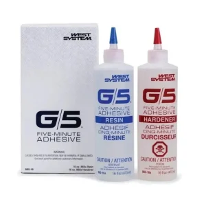 West Systems G/5 2 Part Adhesive - Clear Pint (865-16)