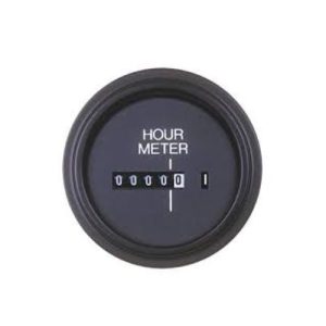 SeaStar Round Hourmeter, Black - 56966P