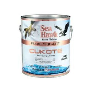 Seahawk Cukote Self Polishing Antifouling Paint, Black, Gallon - 3445