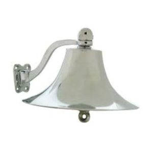 Whitecap 12in Chrome Ships Bell - S-0813