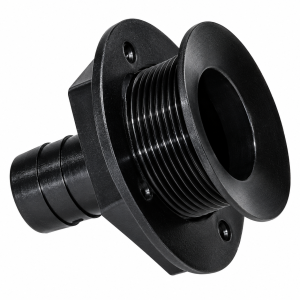 TH Marine 3/4in All Purpose Drain, Straight, Black - APD-1-DP