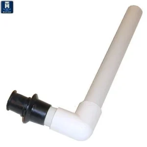 TH Marine Overflow Drain Tube, Push-In 90 degree for 1-1/8in Thru Hulls - ODT-190-DP