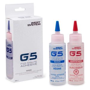 West System G/5 5 Minute Epoxy Adhesive - 8oz (865-4)