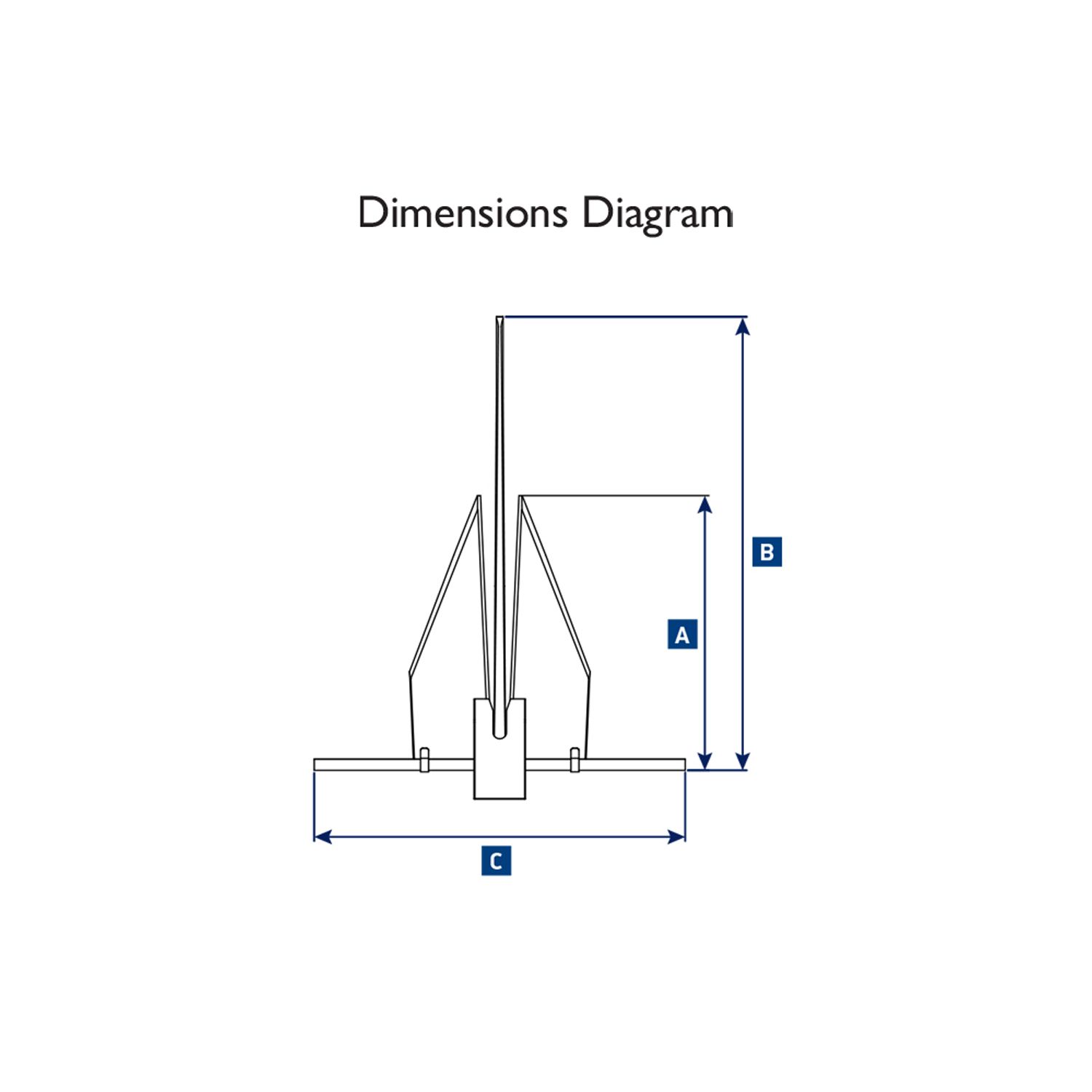 Lewmar LFX Aluminum Anchor - 15lb (0058107) - Image 4